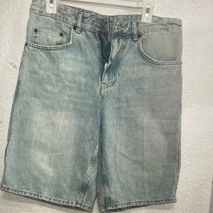 Men's Blue Denim Shorts
